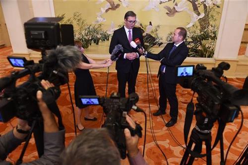 Predsednik Srbije Aleksandar Vučić u Kini Foto Tanjug/D.Kujundžić