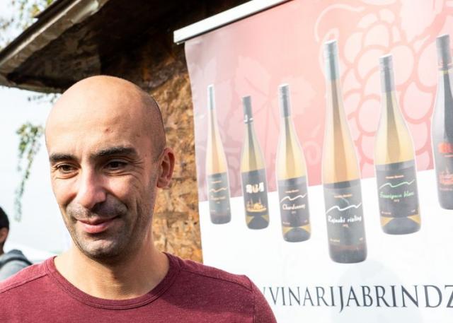  Konrad Kečenović iz vinarije „Brindža”  Foto: J Ivanović