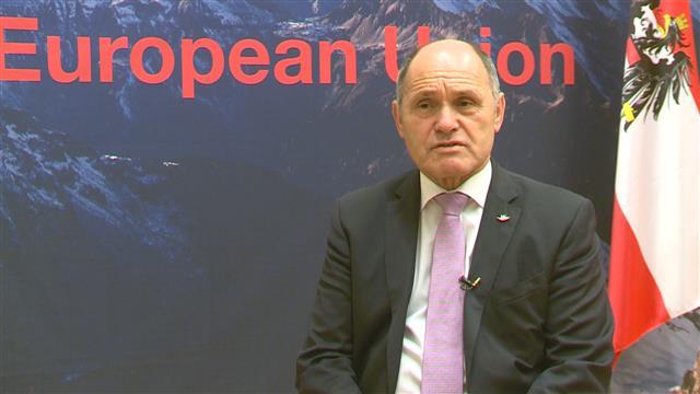 Predsednik Nacionalnog veća Parlamenta Austrije Volfgang Sobotka Foto: Tanjug/video