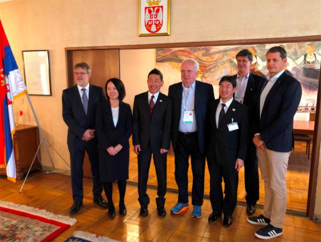 Japanci u OKS/Olimpijski komitet Srbije