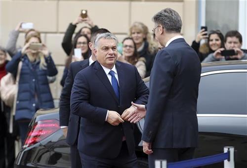 Mađarski premijer Viktor Orban u poseti Hrvatskoj Foto: AP