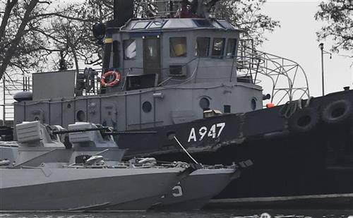Ruska mornarica zarobila tri ukrajinska ratna broda Foto:Tanjug/AP Photo