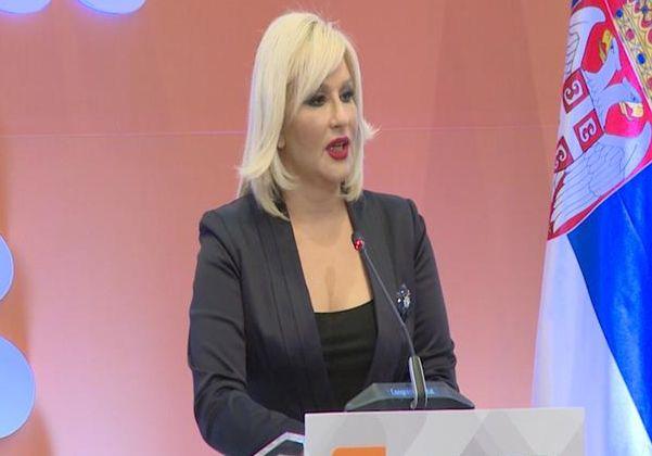 Ministarka Zorana Mihajlović Foto: Tanjug/video