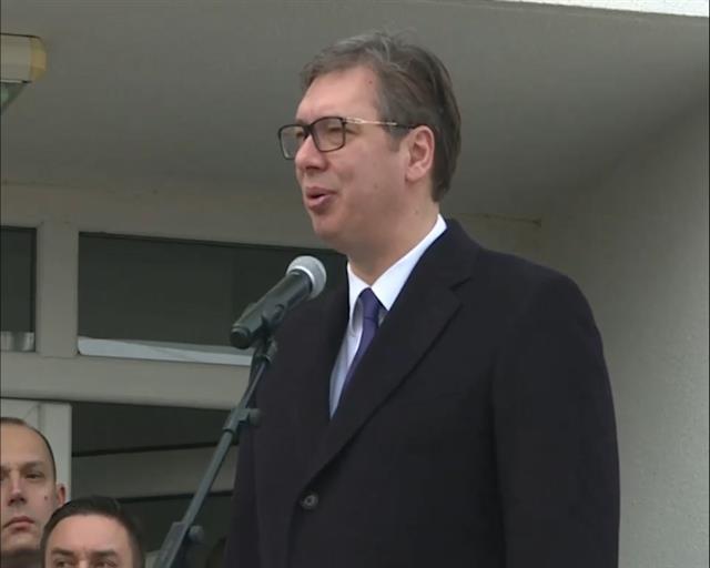 Vučić u Opovu Foto: Tanjug/video/N. Dilparić