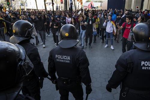 U Kataloniji protesti  Foto: AP Photo/Emilio Morenatti