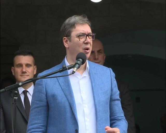 Vučić tokom posete Smederevskoj Palanci Foto: Tanjug/Predsedištvo Srbije