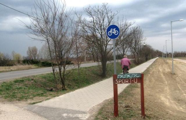 Biciklistička staza u Ujsentivanu Foto: M. Mitrović