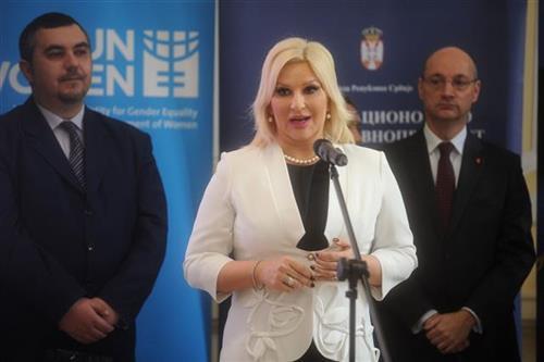 Predsednica Koordinacionog tela za rodnu ravnopravnost Zorana Mihajlović  Foto: Tanjug/video