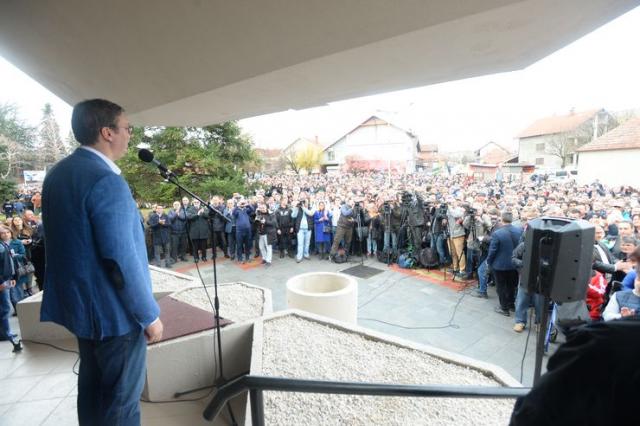 Vučić u Velikoj Plani Foto:Tanjig/ Predsedništvo Srbije
