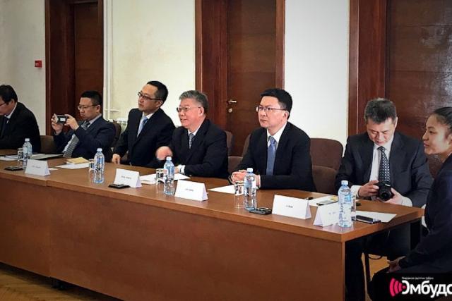 Delegacija Kancelarije za prijem prigovora kineske pokrajine Šangaj Foto: Pokrajinska vlada