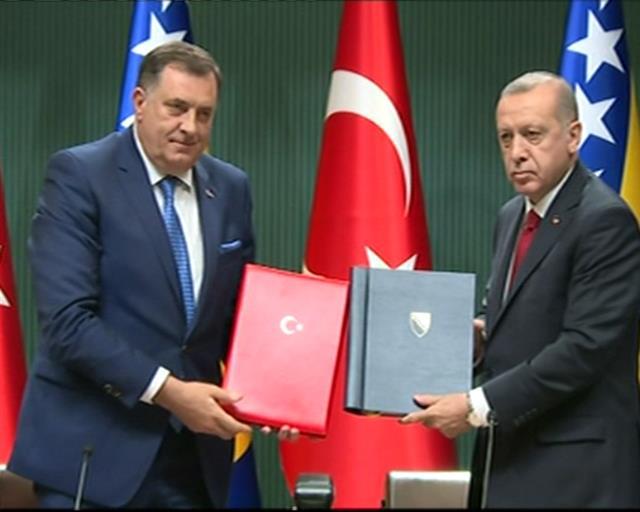 Dodik i Erdogan Foto: Tanjug/video