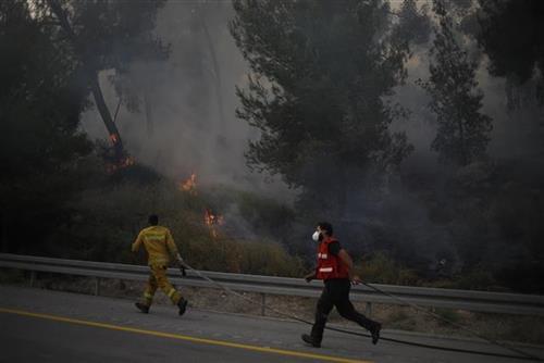 Hiljade evakuisane zbog požara u Izraelu Foto: AP Photo/Ariel Schalit