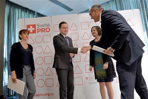 Potpisivanje Memoranduma o razumevanju u oblasti dobrog upravljanja sa programom Swiss PRO Foto: Tanjug/video
