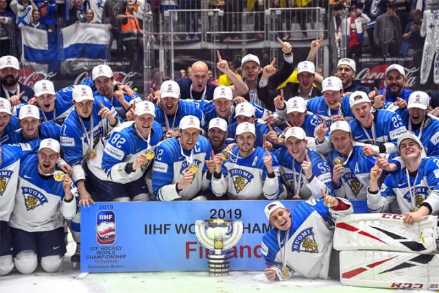 Hokejasi Finske prvaci sveta 2019/EPA-EFE/CHRISTIAN BRUNA