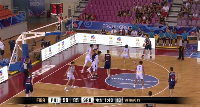 Srbija do 19 - Filipini/Jutjub/FIBA