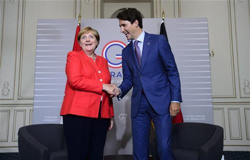 Merkel na G7 Foto: Sean Kilpatrick/The Canadian Press via AP