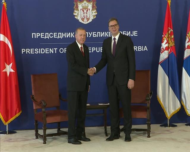 Aleksandar Vučić i Redžep Tajip Erdogan Foto: Tanjug/video