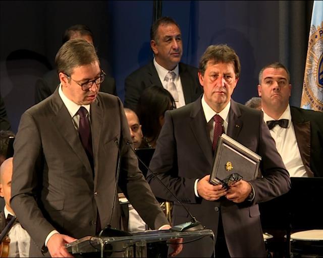 Predsednik Srbije Aleksandar Vučić na obeležavanju godišnjice BIA Foto: Tanju/video