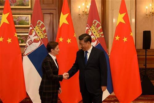 Kineski predsednik Si Djiping i predsednica Vlade Srbije Ana Brnabić  Foto: Tanjug/video