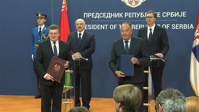 Potpisano sedam sporazuma o saradnji Srbije i Belorusije Foto: Tanjug/video