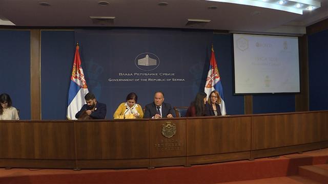 Sa pres konferencije Ministarstva prosvete o rezultatima PISA testiranja u Srbiji foto: Tanjug/video