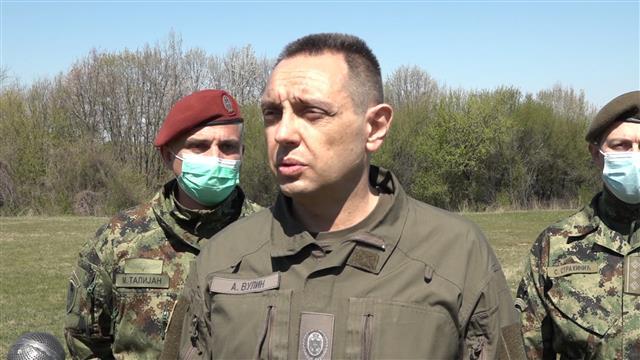 Ministar odbrane Aleksandar Vulin u poseti 72. Brigadi za specijalne operacije foto: Tanjug/video