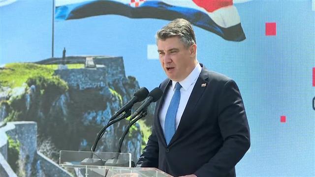 Predsednik Hrvatske Zoran Milanović na obeležavanju 25.godinaOluje Foto: Tanjug/video