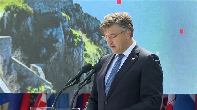 Hrvatski premijer Andrej Plenković na oveležavanju 25.godina Oluje Foto: Tanjug/video