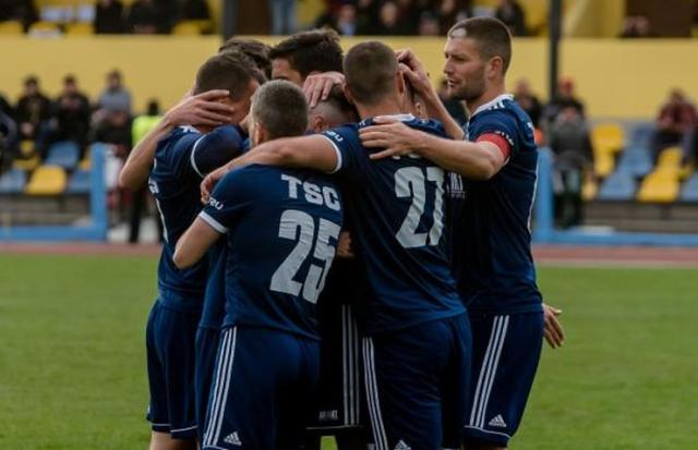 Fudbalera TSC-a proslavljaju ubedljivu pobedu u meču s Novim Pazarom     Foto: TSC