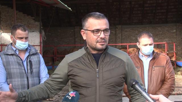 Ministar poljoprivrede Branislav Nedimović u Banatskom Karađorđevu Foto: Tanjug/video 