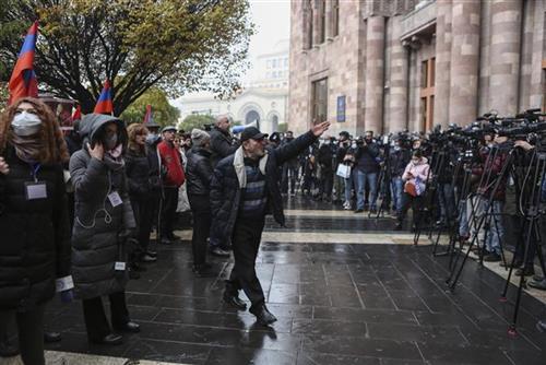 Marš dostojanstva opozicije  u Jerevanu Foto:Hrant Khachatryan/PAN Photo via AP