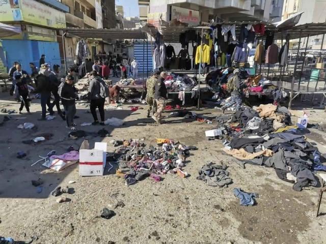 Teroristički napad u Bagdadu Foto: AP Photo/Hadi Mizban