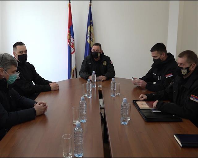 U sedištu SBPOK-a u Nastavnom centru Makiš Foto: Tanjug/video