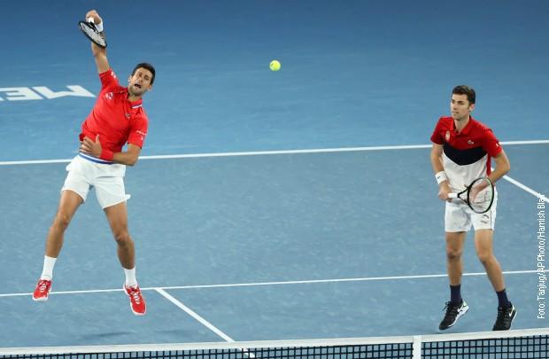  Dubl Đoković-Ćaćić  Foto: Tanjug/AP Photo