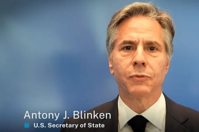 Entoni Blinken/Jutjub/U.S. Department of State printskrin