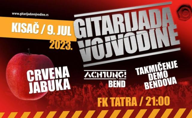 Црвена јабука на деветој ГИТАРИЈАДИ ВОЈВОДИНЕ У КИСАЧУ | Dnevnik