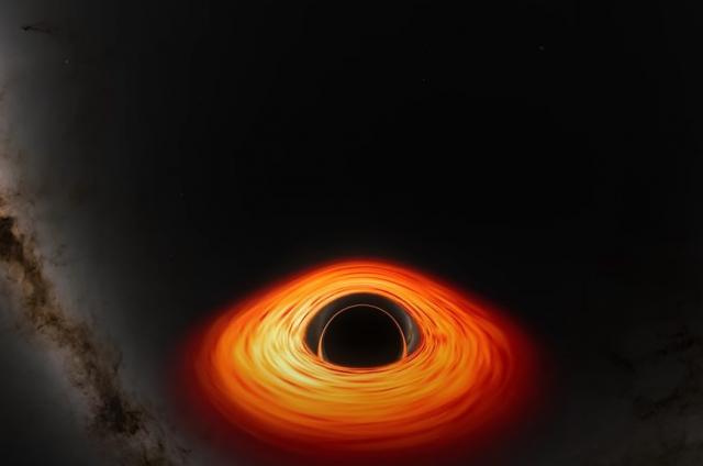 crna rupa, NASA video screenshot