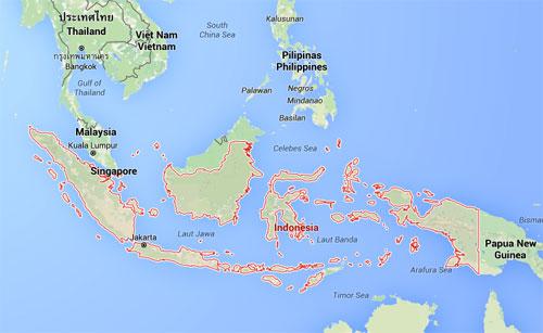 indonezija-mapa Foto: Youtube/printscreen