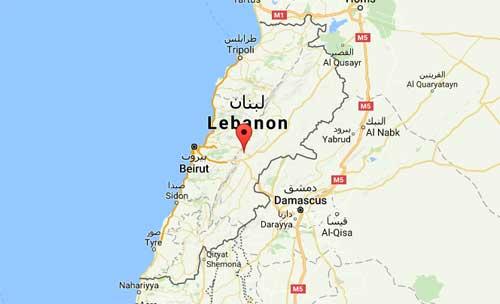 liban, mapa Foto: Youtube/printscreen